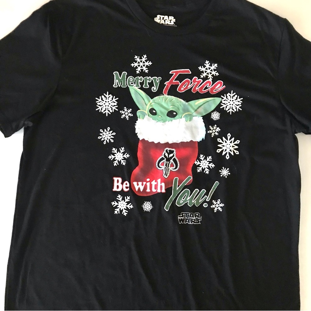 Merry Force Be With You Star Wars T-shirt Size extra large